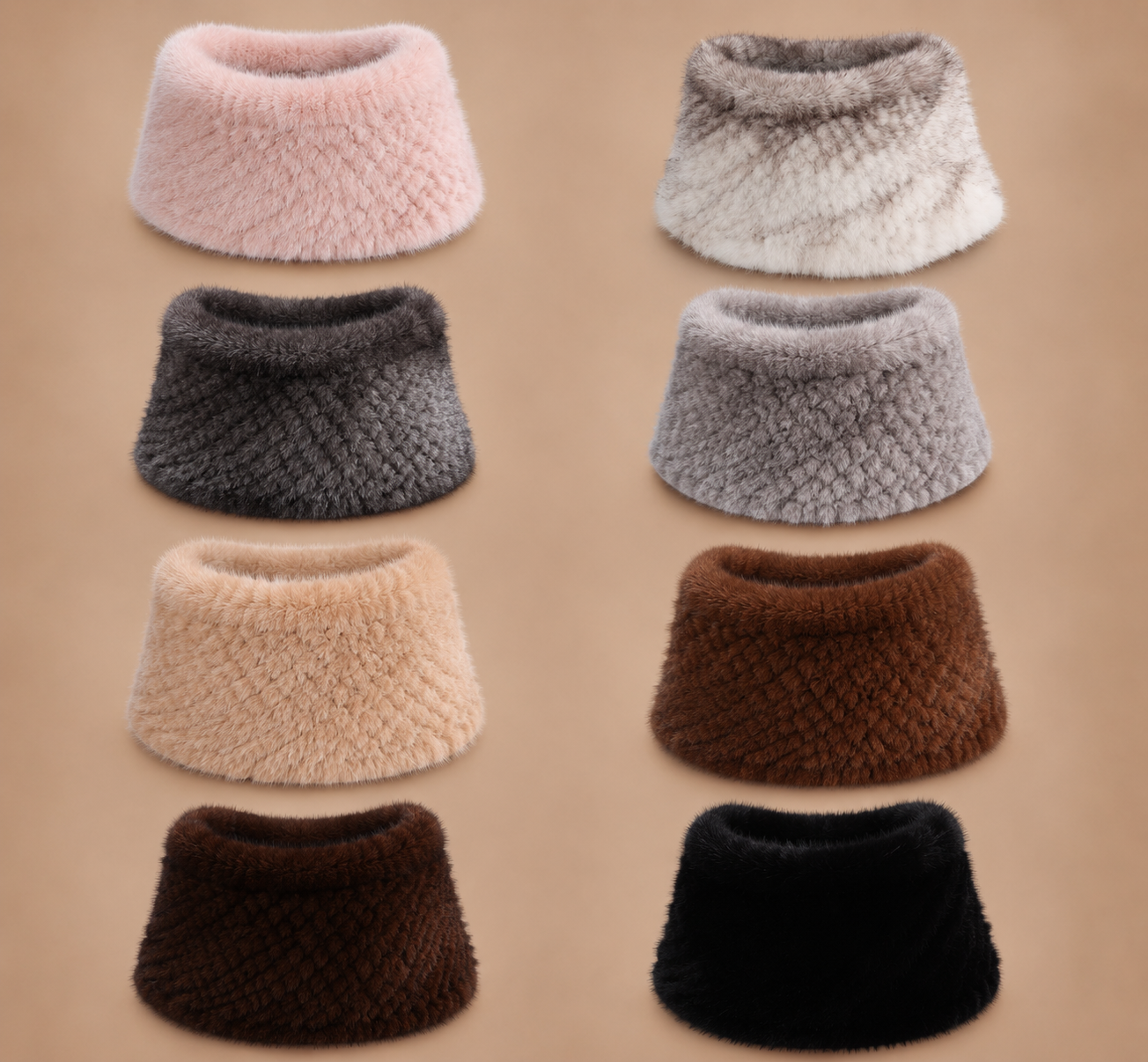 Mink collar