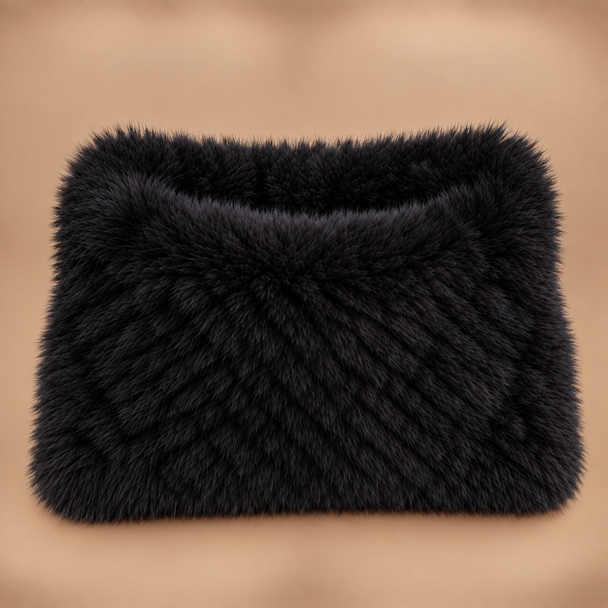 Cuello elástico de visón