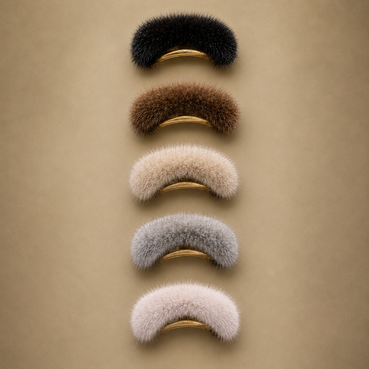 Mink brooch